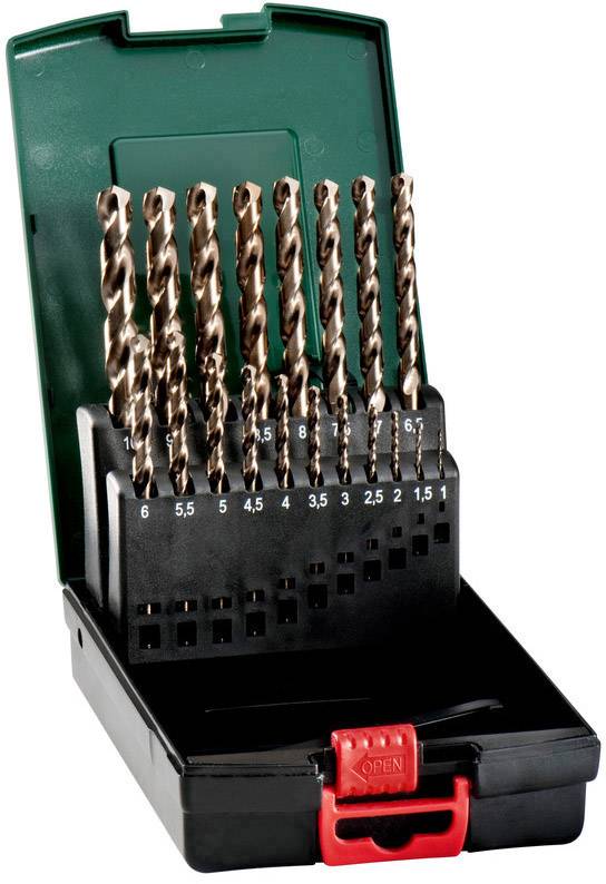 Metabo 627121000 Metall-Spiralbohrer-Set 19teilig 1 mm, 1.5 mm, 2 mm, 2.5 mm, 3 mm, 3.5 mm, 4 mm, 4.5 mm, 5 mm, 5.5 mm, 6 mm, 6.5