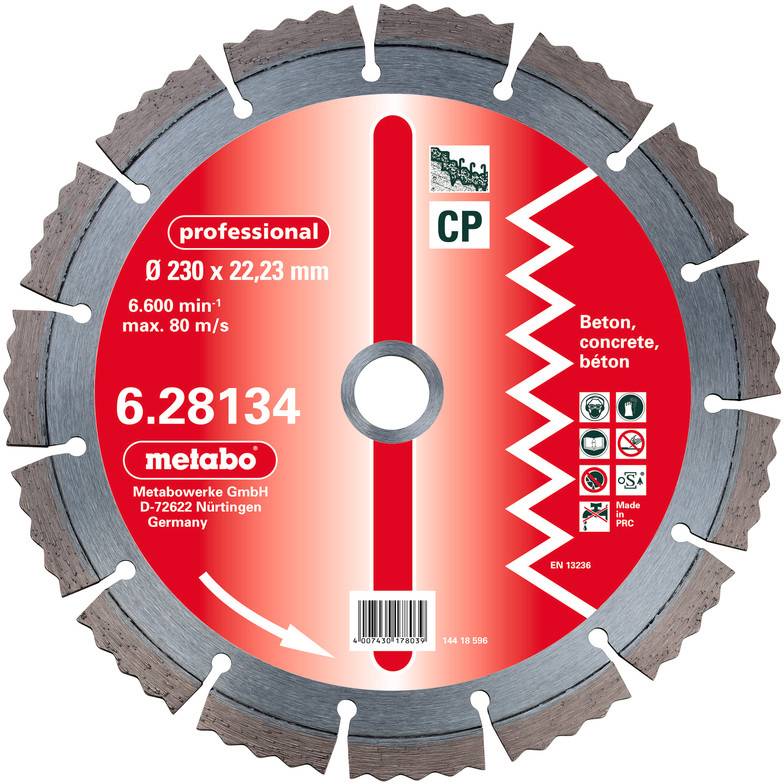 Metabo 628132000 Diamanttrennscheibe 1 Stück 150 mm 1 St.