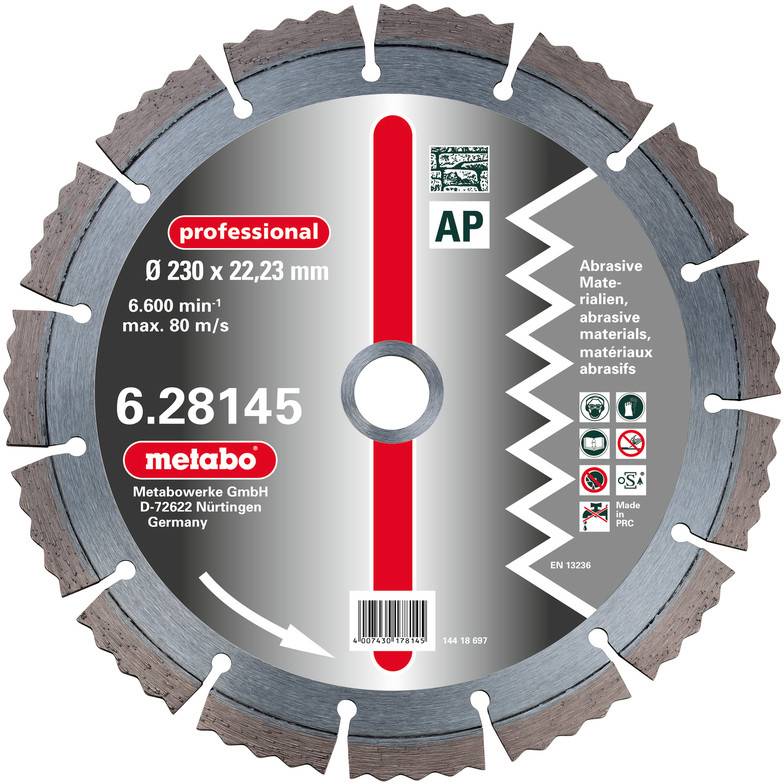 Metabo 628141000 Diamanttrennscheibe 1 Stück 115 mm 1 St.