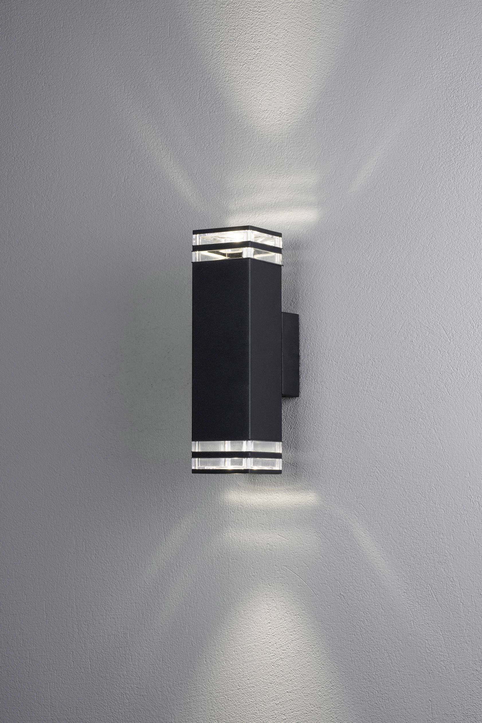 Konstsmide Pollux 408-750 Außenwandleuchte LED GU10 14 W Schwarz