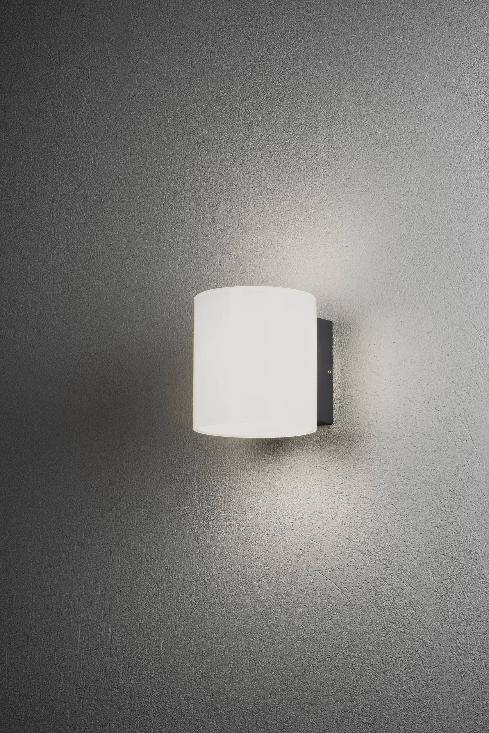 Konstsmide Foggia 7859-372 LED-Außenwandleuchte EEK: G (A - G) 10W Grau, Weiß