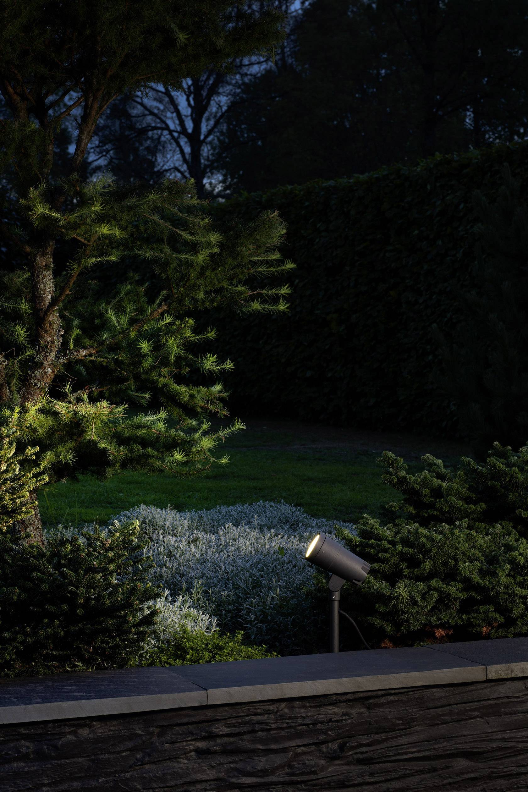 Konstsmide 7860-370 Andria LED-Gartenstrahler EEK: G (A - G) LED LED fest eingebaut 8W Anthrazit