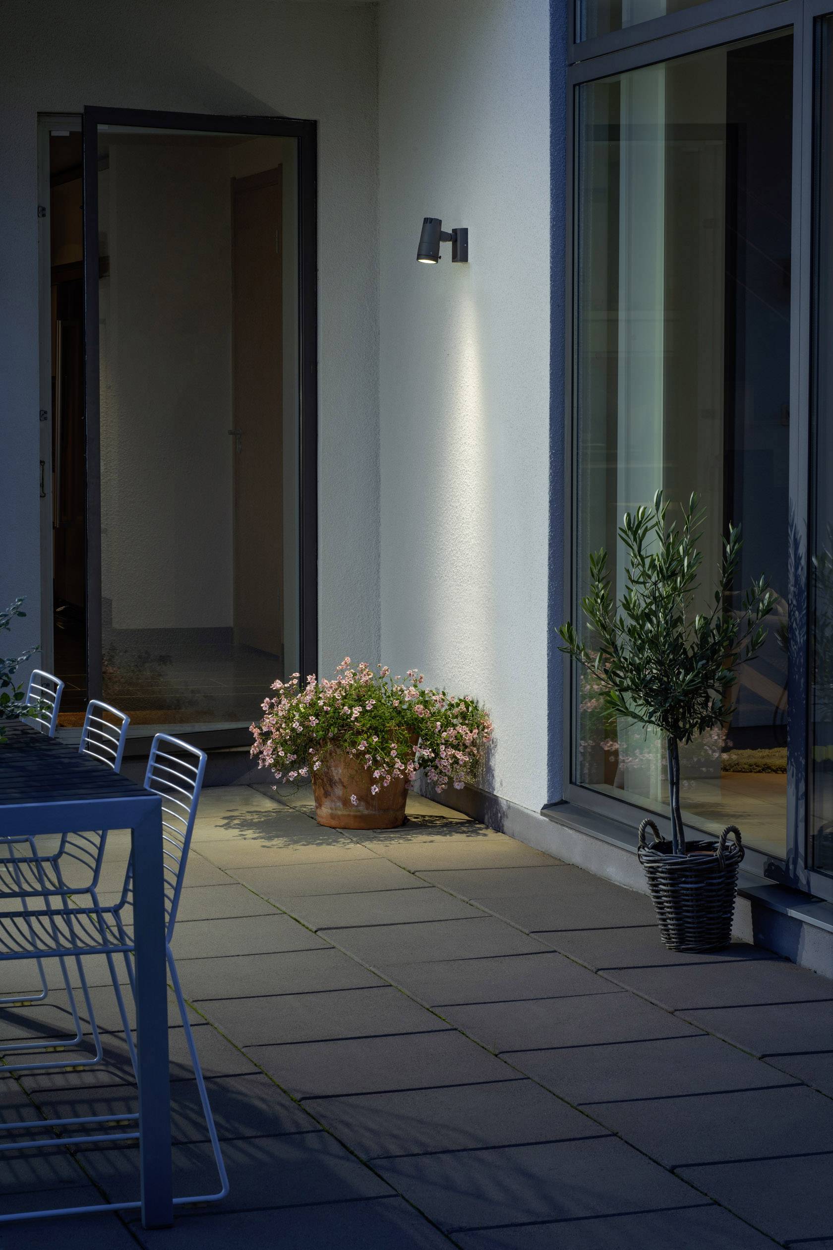 Konstsmide Andria 7861-370 LED-Außenwandleuchte EEK: G (A - G) 8W Anthrazit