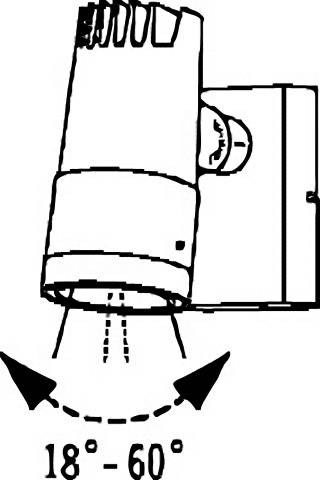 Konstsmide Andria 7861-370 LED-Außenwandleuchte EEK: G (A - G) 8W Anthrazit