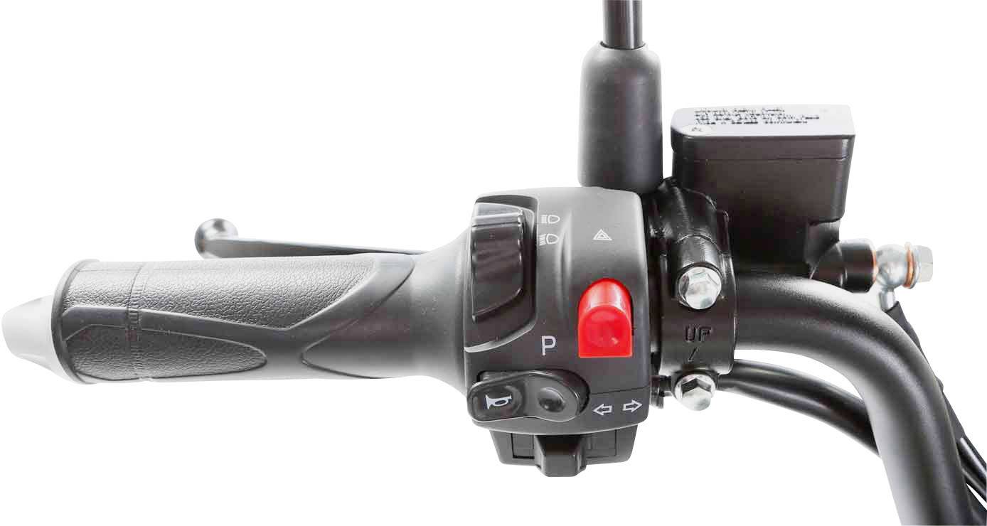 SXT Scooters Raptor V3 E-Roller Schwarz, Rot Blei-Gel 72V 20Ah