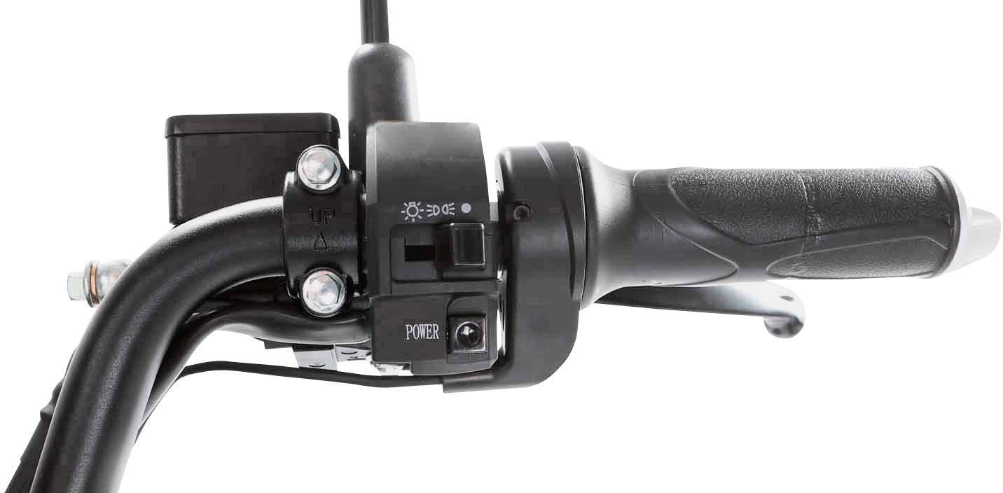 SXT Scooters Raptor V3 E-Roller Schwarz, Rot Blei-Gel 72V 20Ah