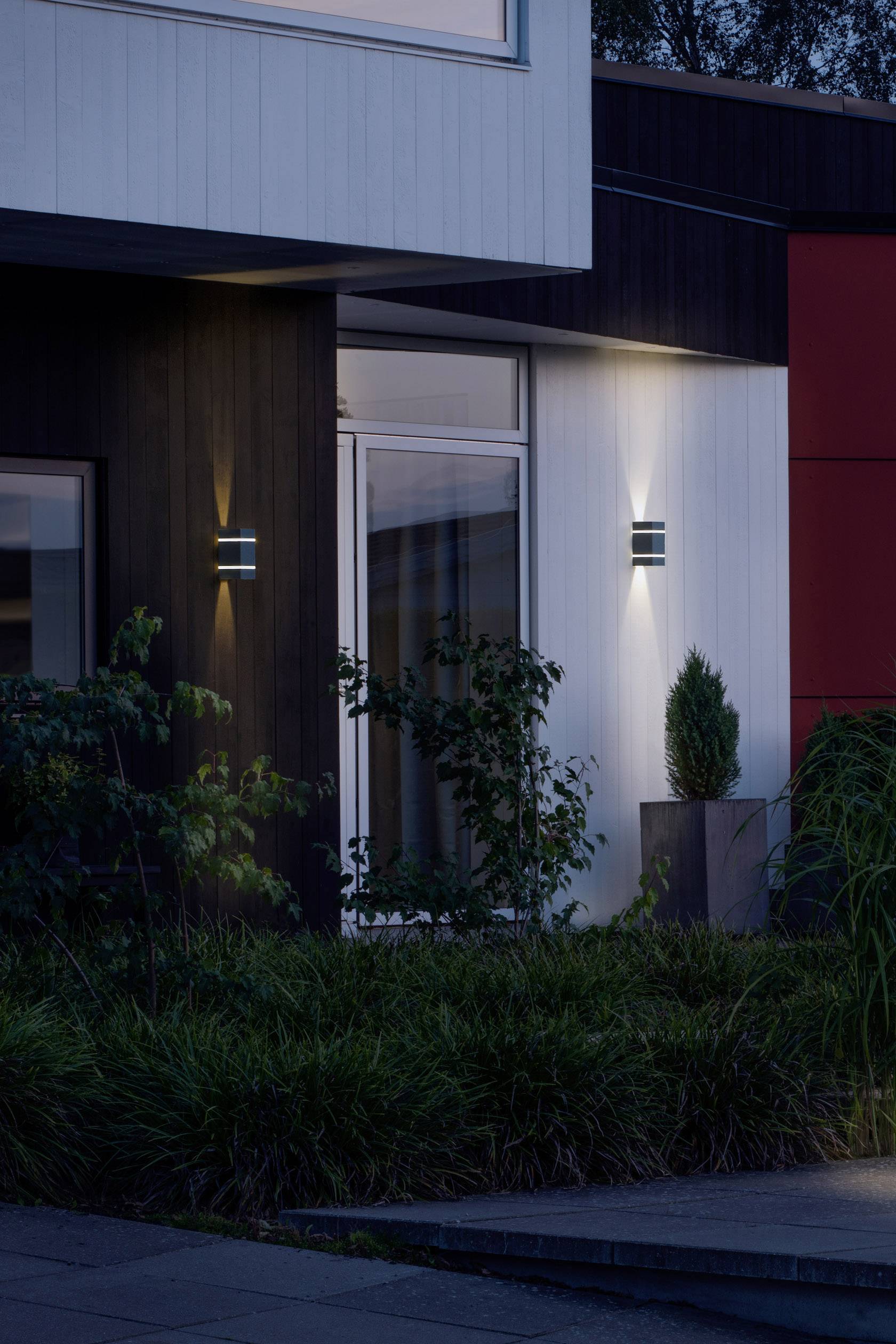 Konstsmide Cremona 7998-370 LED-Außenwandleuchte EEK: F (A - G) 6 W Anthrazit