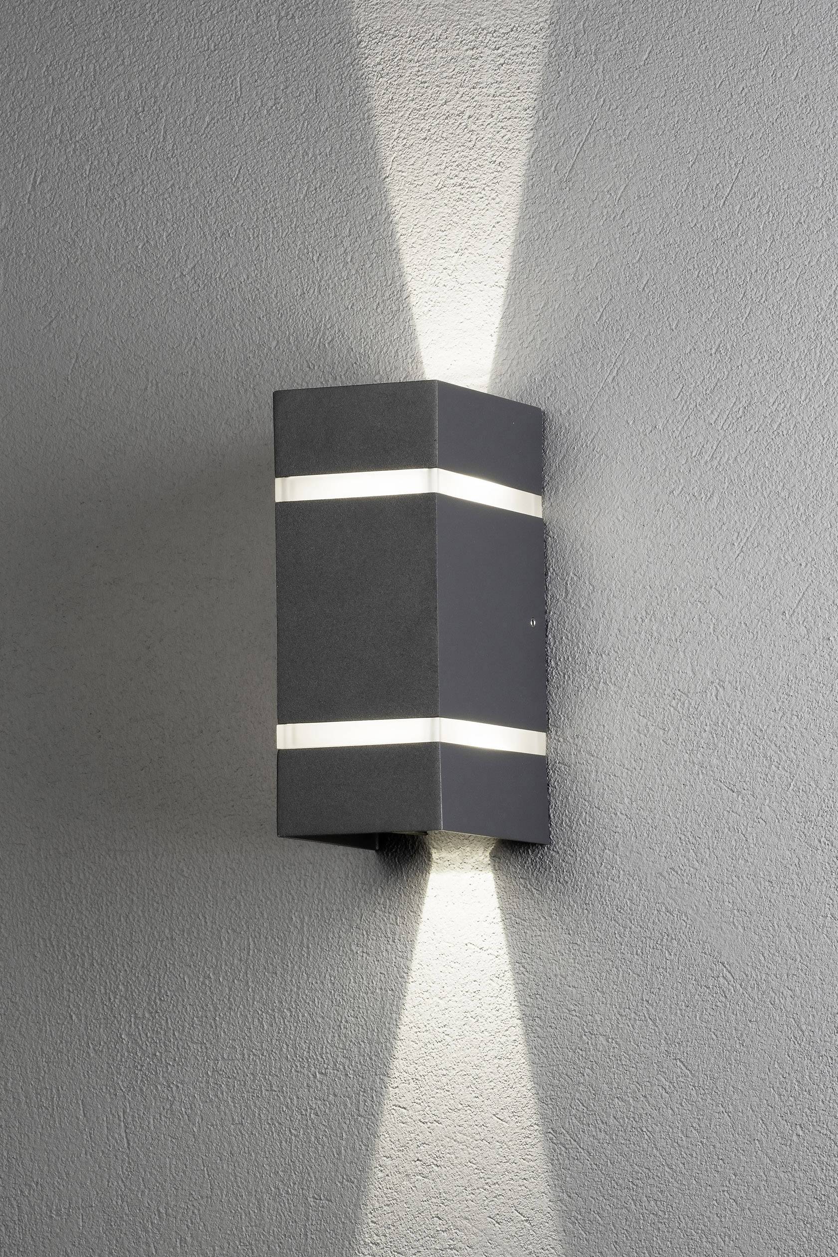 Konstsmide Cremona 7998-370 LED-Außenwandleuchte EEK: F (A - G) 6 W Anthrazit