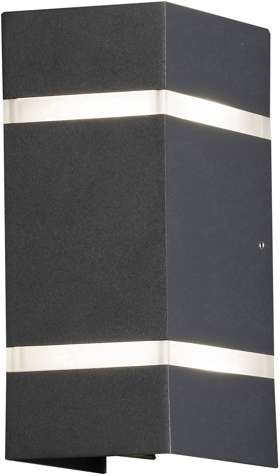 Konstsmide Cremona 7998-370 LED-Außenwandleuchte EEK: F (A - G) 6 W Anthrazit