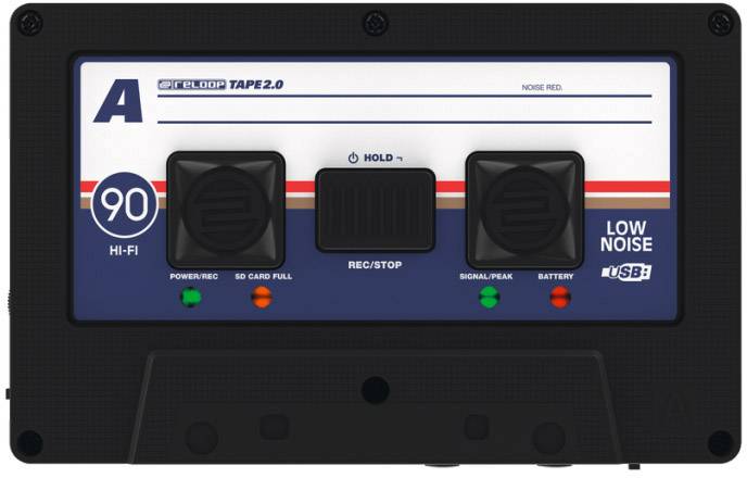 Reloop Tape 2 Mobiler Audio-Recorder Schwarz
