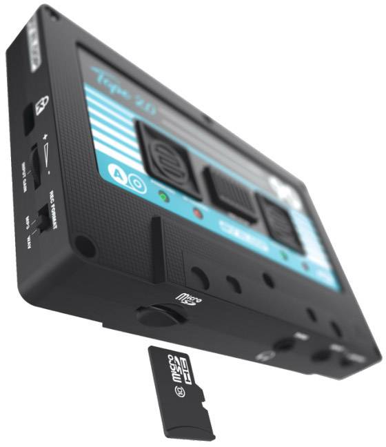 Reloop Tape 2 Mobiler Audio-Recorder Schwarz