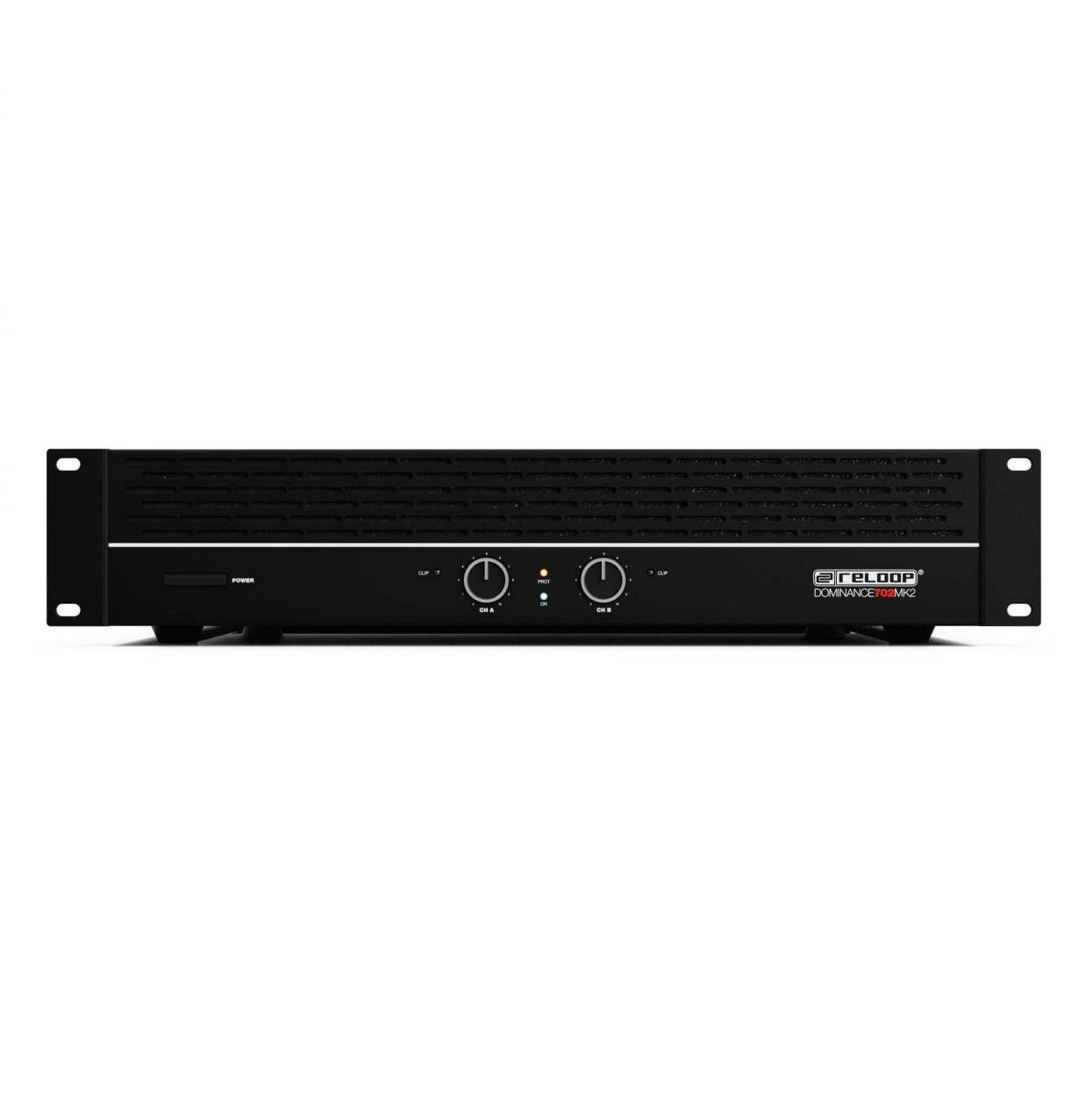 Reloop Dominance 702 MK2 PA Verstärker RMS Leistung je Kanal an 4 Ohm: 180 W