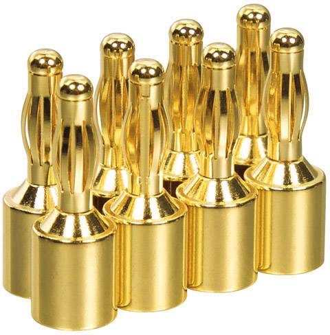 Dynavox Lautsprecher Audio Anschlusskabel [2x Bananenstecker - 2x Bananenstecker] 3.00m Schwarz, Gold vergoldete Steckkontakte