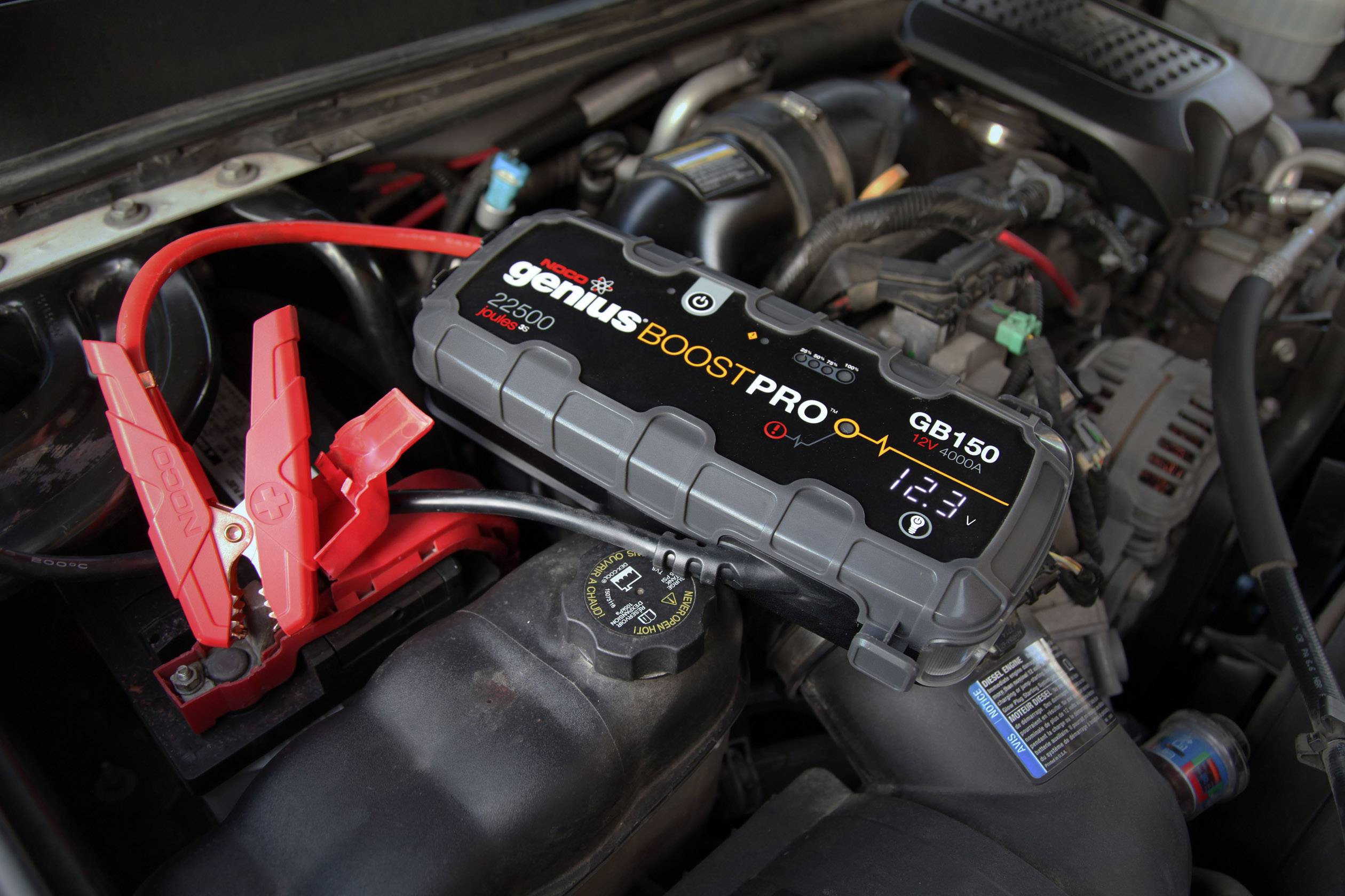 NOCO Schnellstartsystem Pro 4000A Lithium Jump Starter GB150 Starthilfestrom (12 V)=4000 A