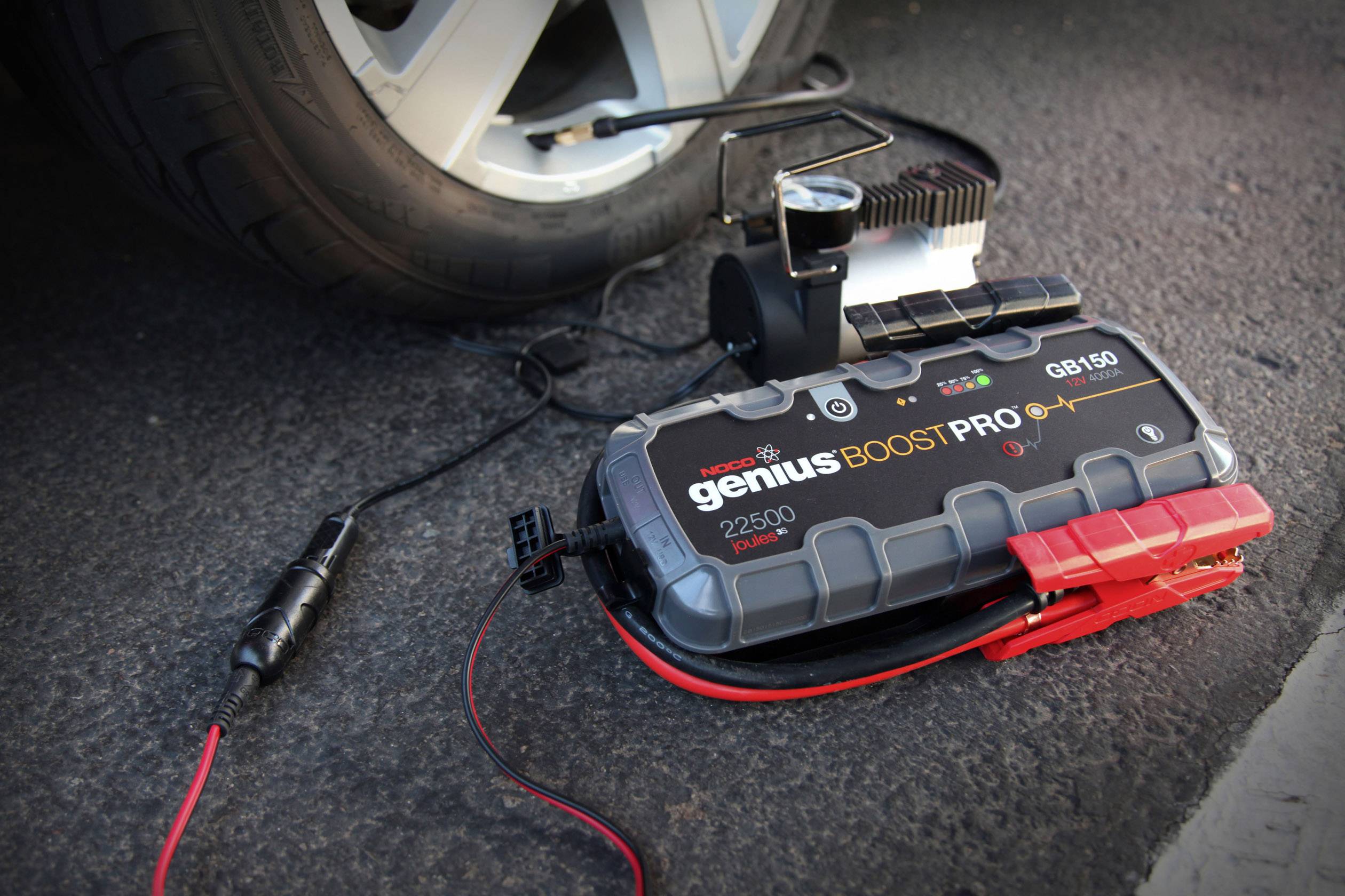 NOCO Schnellstartsystem Pro 4000A Lithium Jump Starter GB150 Starthilfestrom (12 V)=4000 A