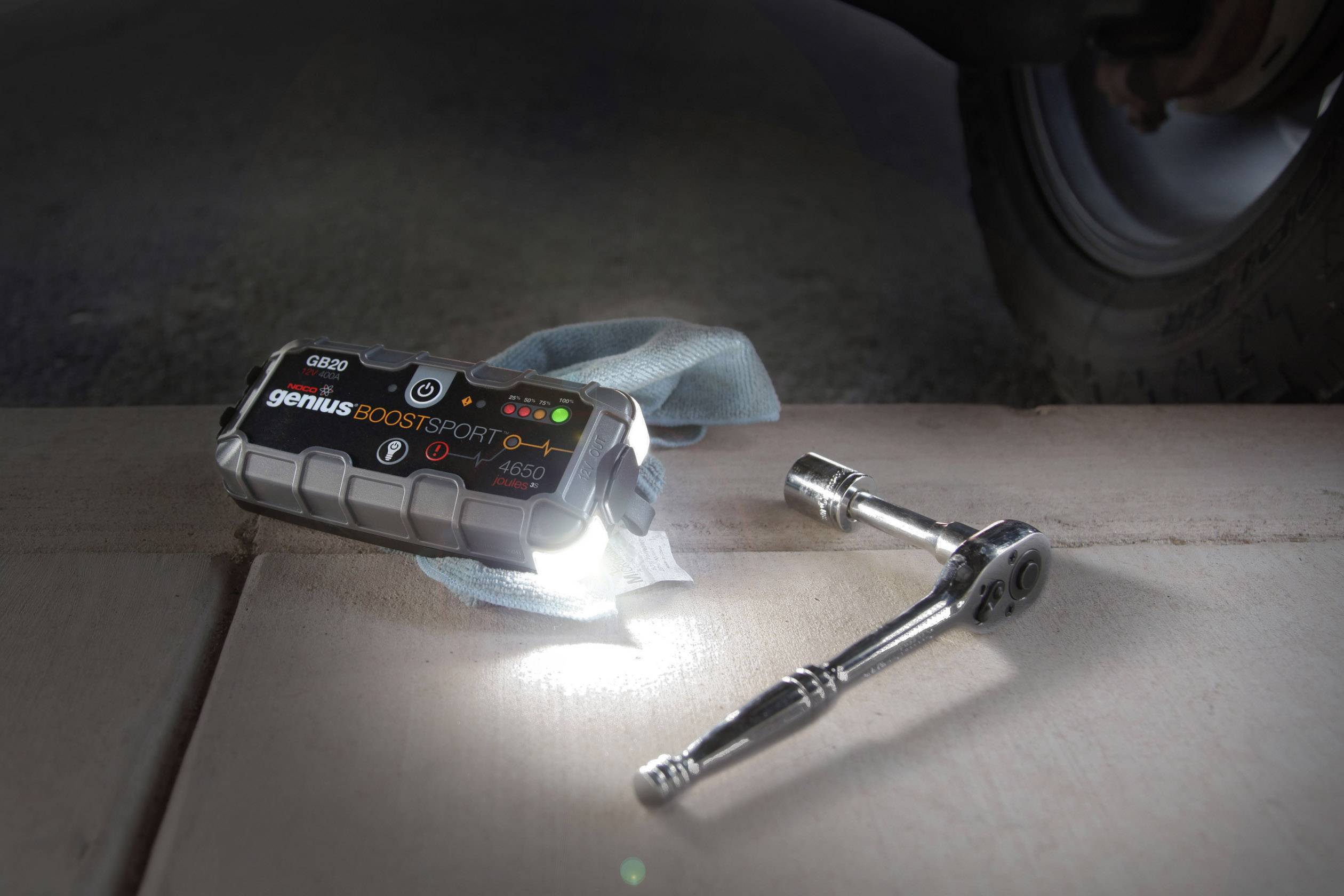 NOCO Schnellstartsystem Sport 400A Lithium Jump Starter GB20 Starthilfestrom (12 V)=400 A