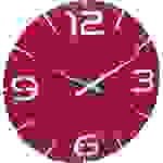 Horloge murale TFA Dostmann 60.3047.05 à quartz 35 cm x 3.5 cm rouge