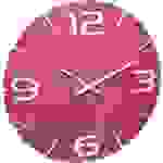 Horloge murale TFA Dostmann 60.3047.12 à quartz 35 cm x 3.5 cm rose