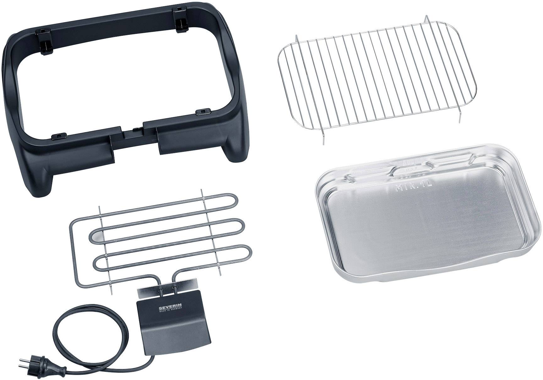 Severin PG 8510 Elektro Tischgrill Schwarz