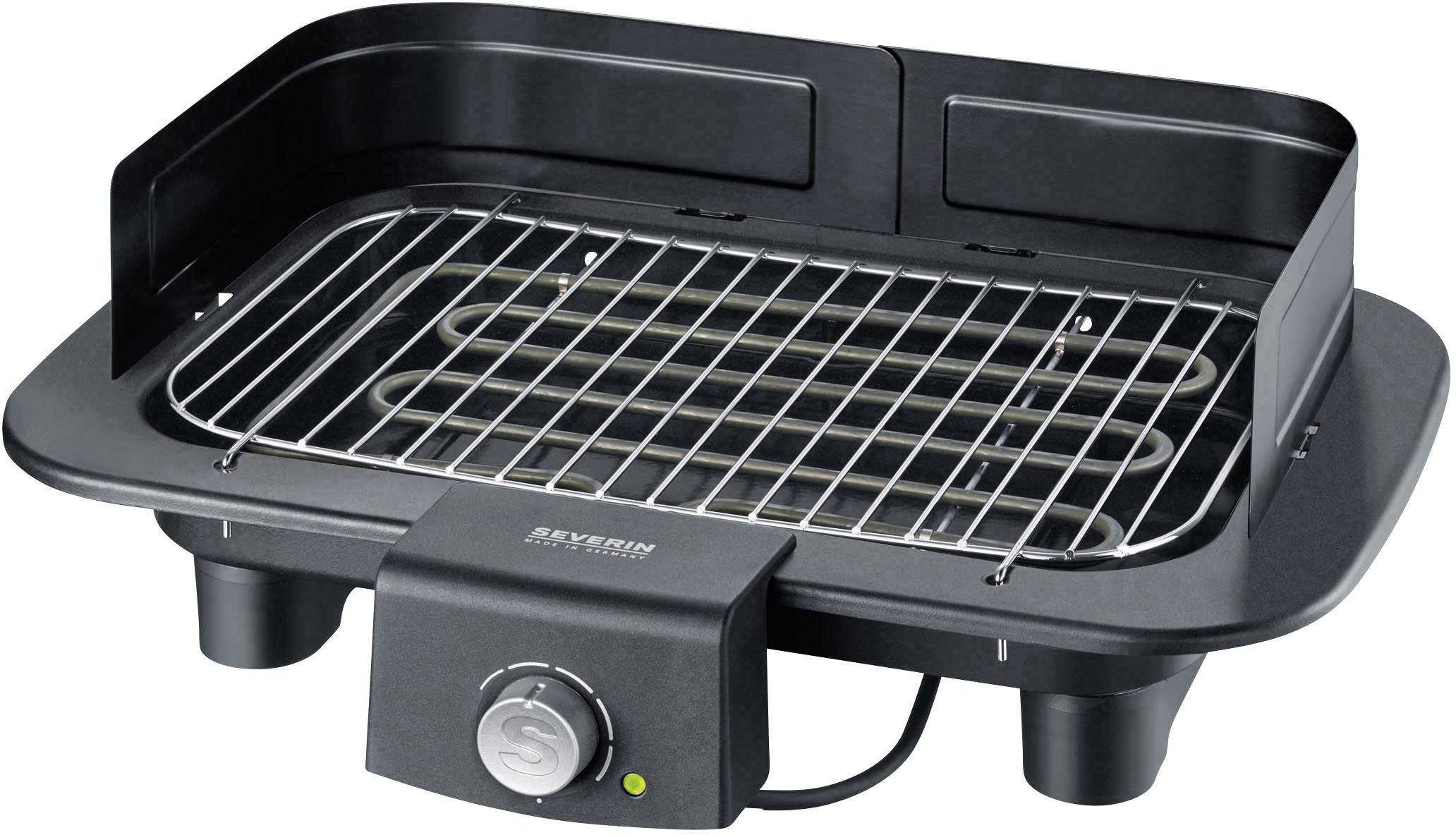 Severin PG 8549 Elektro Tischgrill mit Windschutz