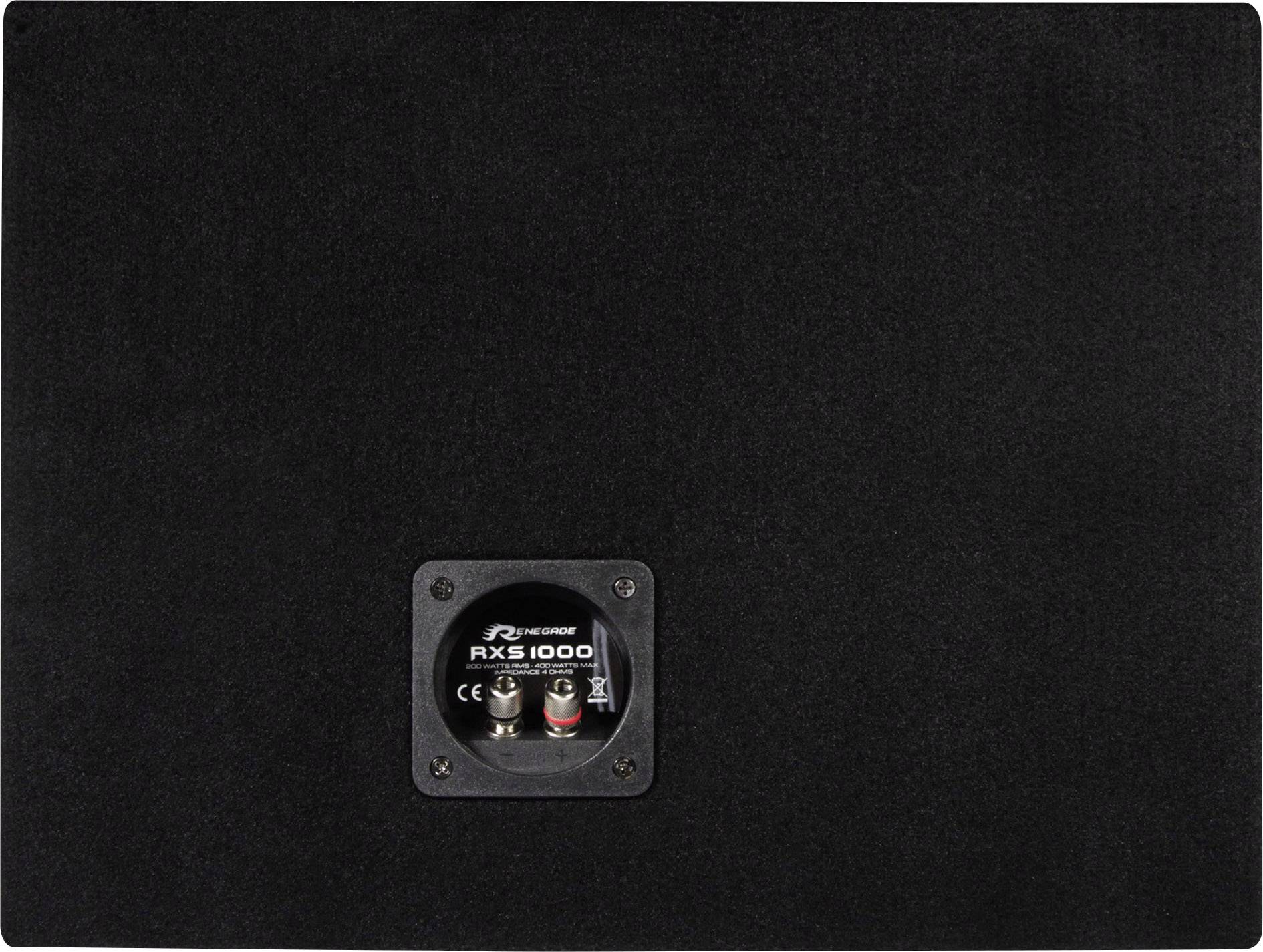 Renegade RXS1000 Auto-Subwoofer passiv 400W