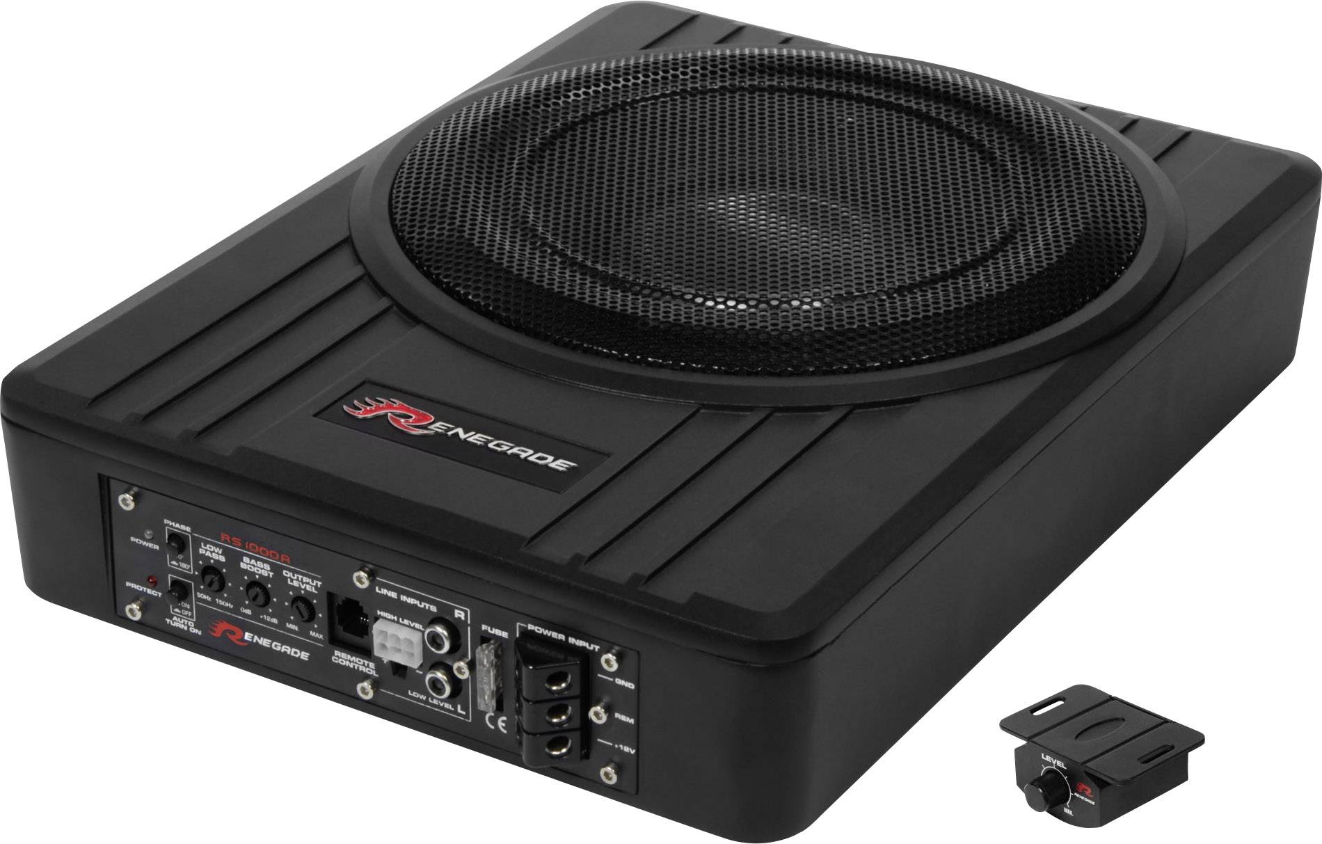 Renegade RS1000A Auto-Subwoofer aktiv 250 W