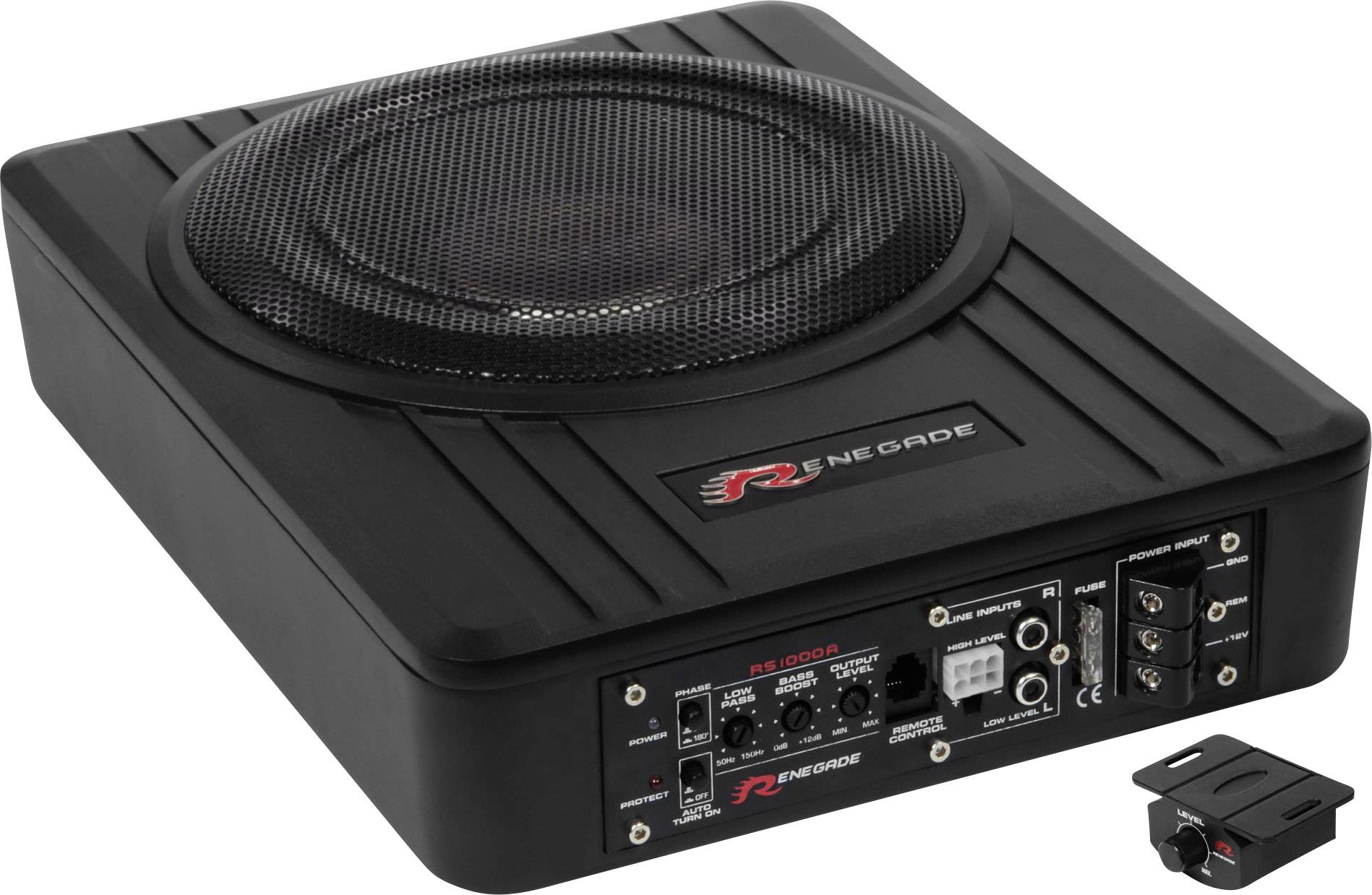 Renegade RS1000A Auto-Subwoofer aktiv 250W