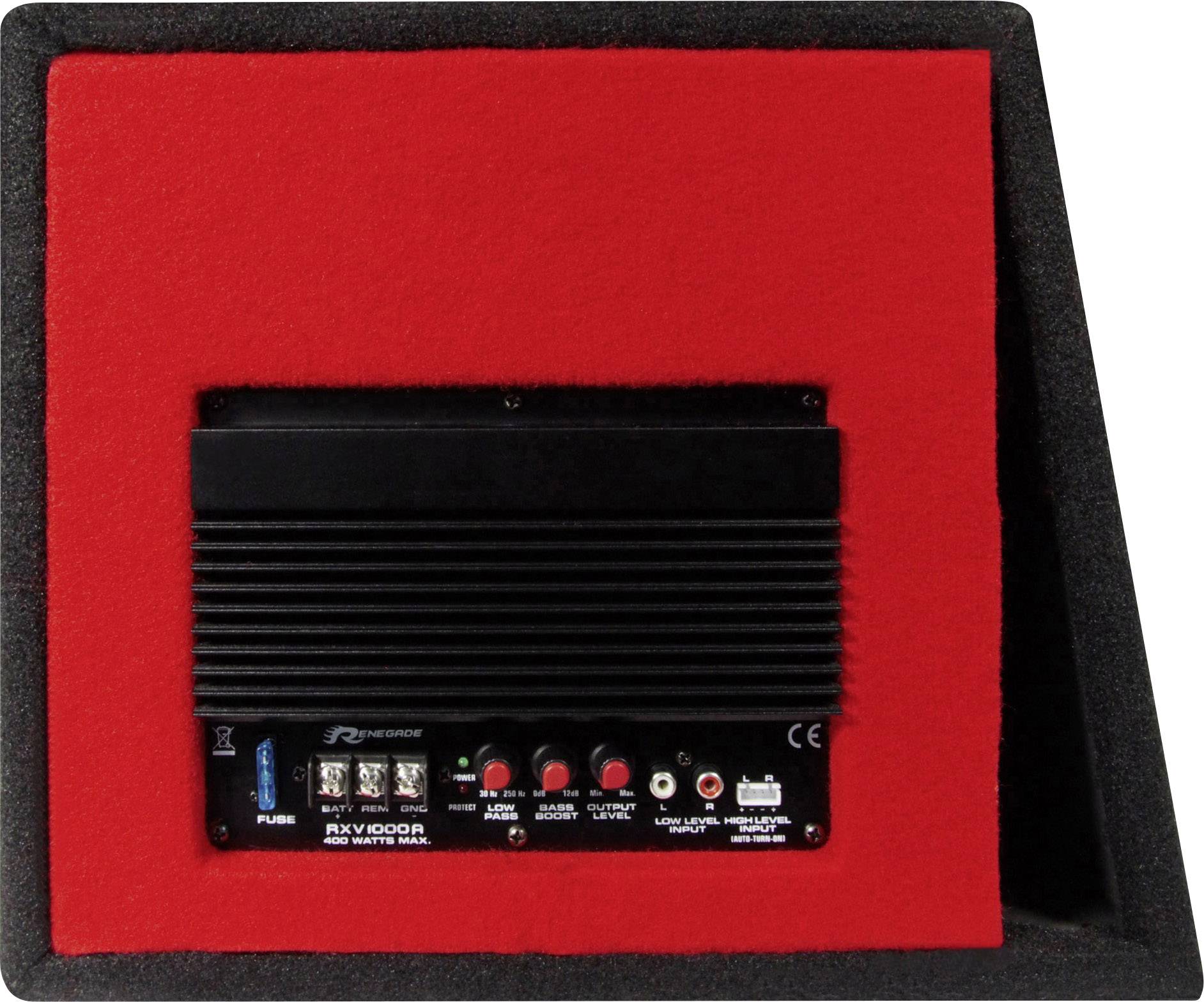 Renegade RXV1000A Auto-Subwoofer aktiv 400W