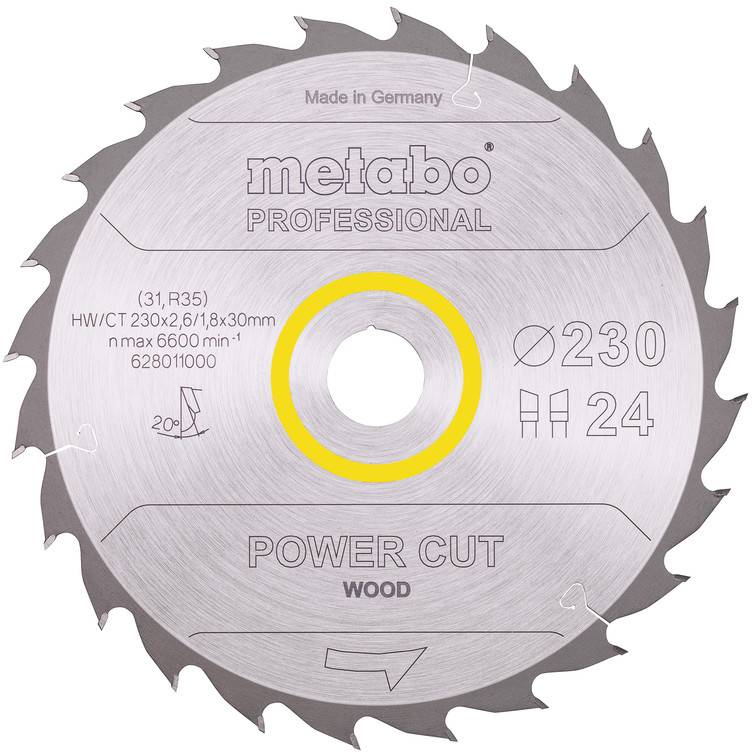 Metabo 628011000 Kreissägeblatt 230 mm 1 St.
