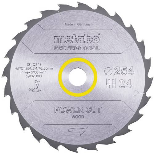 Metabo 628025000 Kreissägeblatt 254 mm 1 St.