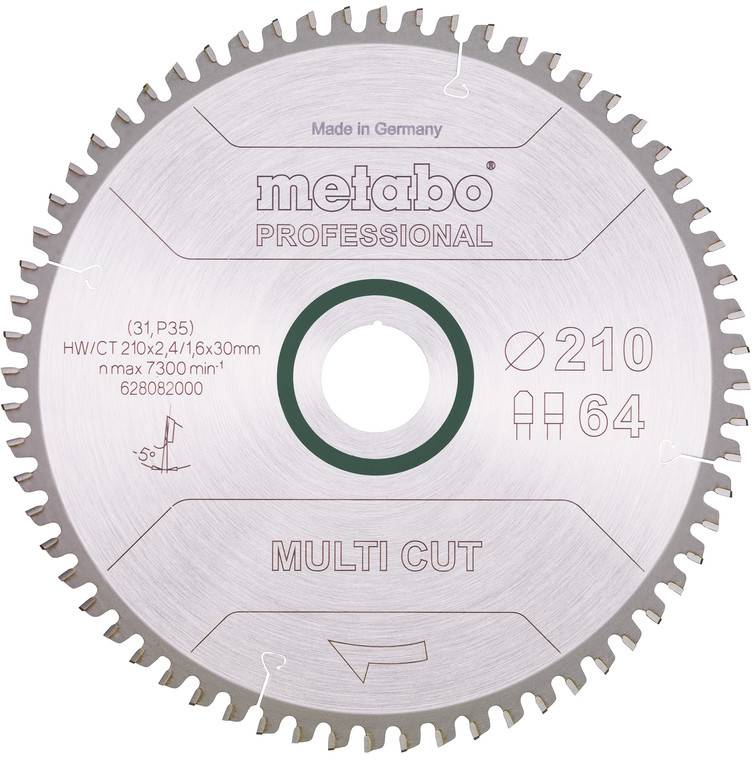 Metabo 628082000 Kreissägeblatt 210 mm 1 St.