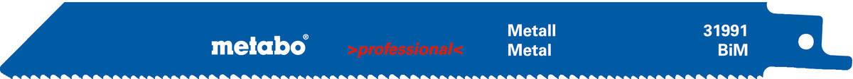 Metabo 631991000 5 Säbelsägeblätter, Metall 200 5 St.