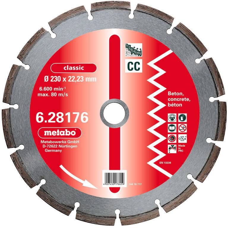 Metabo 628172000 Diamanttrennscheibe 1 Stück 115 mm 1 St.