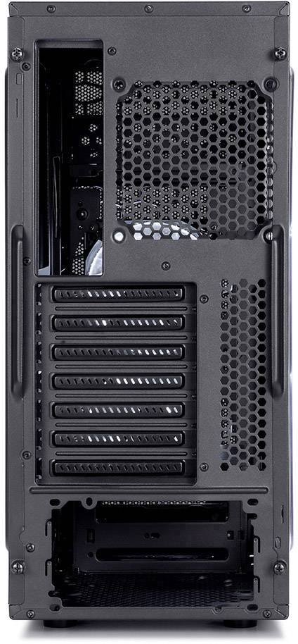 Fractal Design Focus G Midi-Tower PC-Gehäuse Schwarz 2 Vorinstallierte LED Lüfter, Seitenfenster, Staubfilter