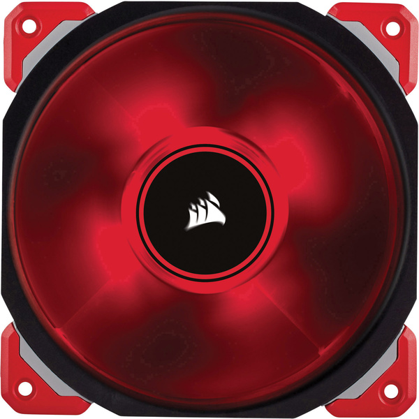 Corsair ML120 Pro LED Red PC-Gehäuse-Lüfter Schwarz, Rot (B x H x T) 120 x 120 x 25 mm