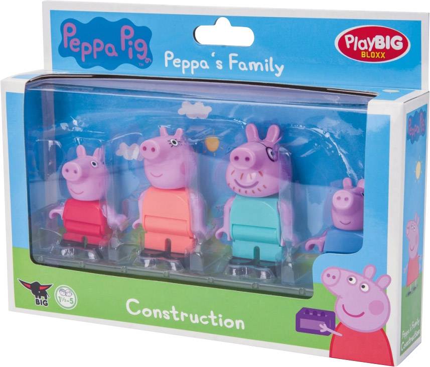 Big Spielwarenfabrik PlayBloxx Peppa Pig Peppa's Family