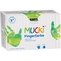 Vedes MUCKI Fingerfarben 6er Set 150ml 2316 Vedes MUCKI Fingerfarben 6er Set 150ml 2316