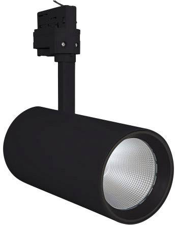 LEDVANCE TRACKLIGHT SPOT D95 55W Hochvolt-Schienensystem-Leuchte 3phasig LED fest eingebaut 55 W LED Schwarz (matt)