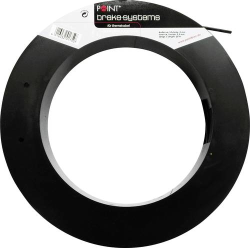 29227500 2P 5mm x 25m Bremszug-Aussenhülle 1 St. Schwarz