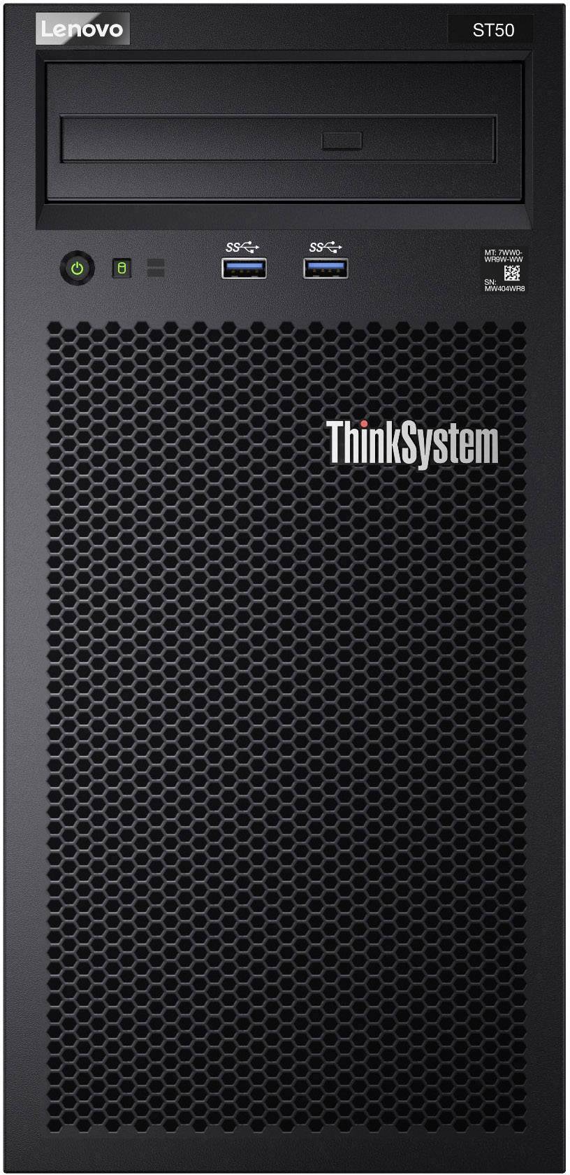 Lenovo Server ThinkSystem ST50 Intel® Xeon® E-2124G 4.5 GHz 8 GB RAM 2 TB HDD 7Y48A007EA