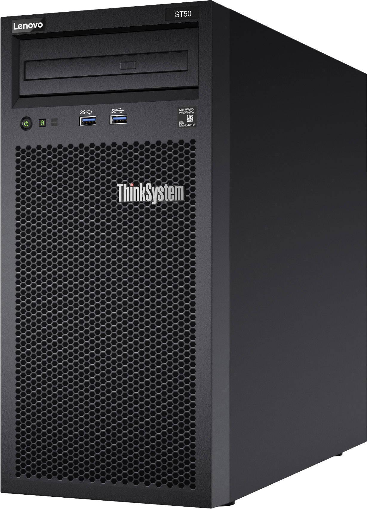 Lenovo Server ThinkSystem ST50 Intel® Xeon® E-2124G 4.5 GHz 8 GB RAM 2 TB HDD 7Y48A007EA