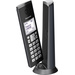 Panasonic KX-TGK220GM DECT Schnurloses Telefon analog Anrufbeantworter, Design Telefon, Freispreche
