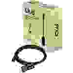 Câble adaptateur club3D USB-C® / DisplayPort USB-C® mâle, Fiche mâle DisplayPort 1.80 m noir CAC-1557 ignifuge Câble d'afficheur