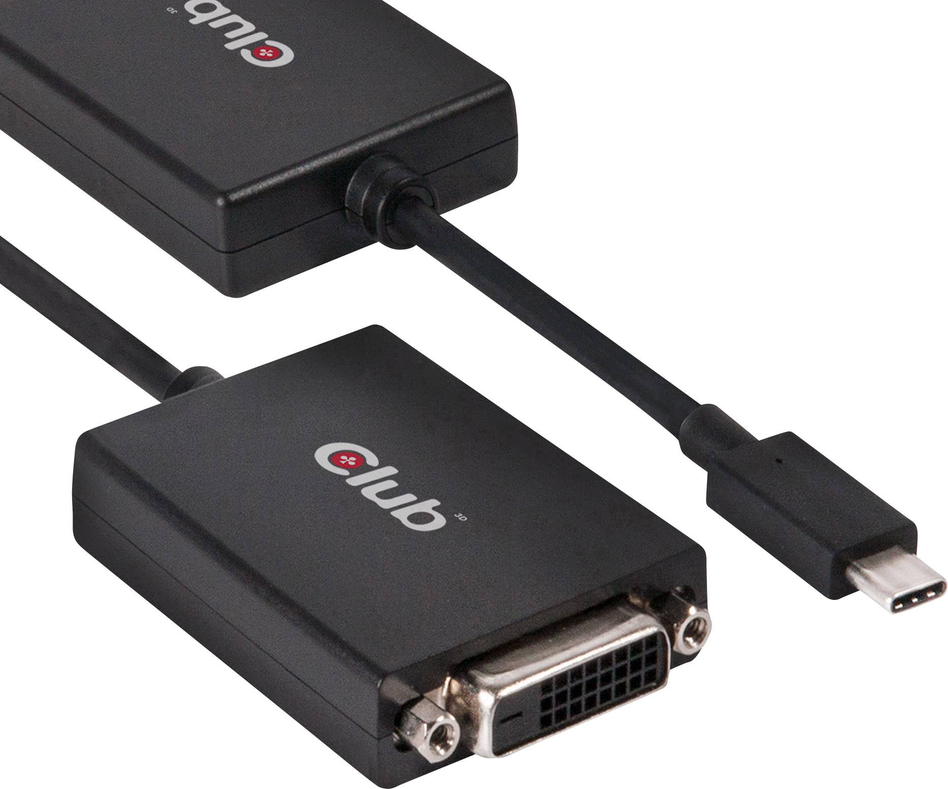 Club3D CAC-1508 USB Adapter Schwarz