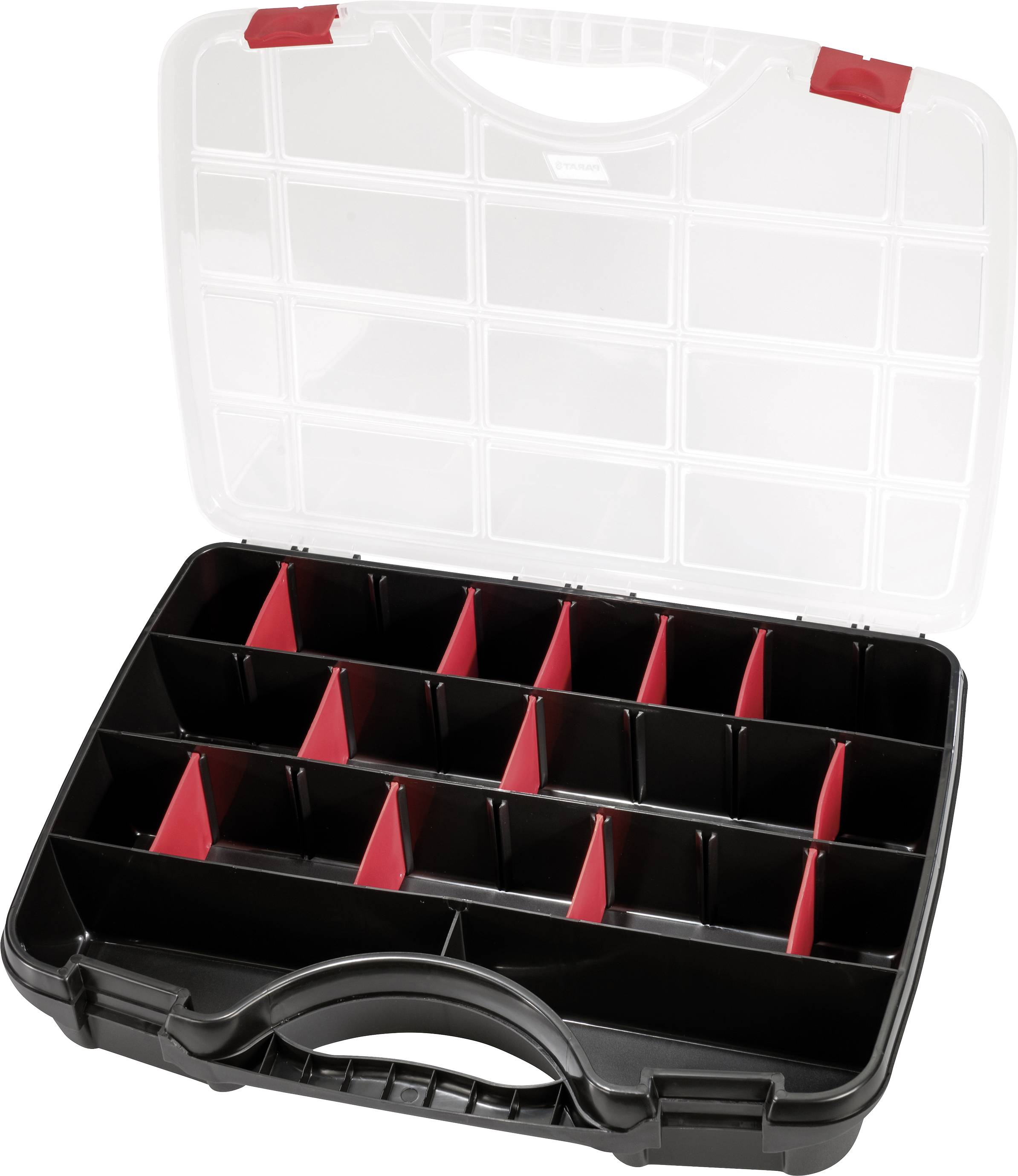 Parat PROFI-LINE Organize S Sortimentskoffer (B x H x T) 460 x 355 x 80mm Anzahl Fächer: 26 Inhalt 1St.
