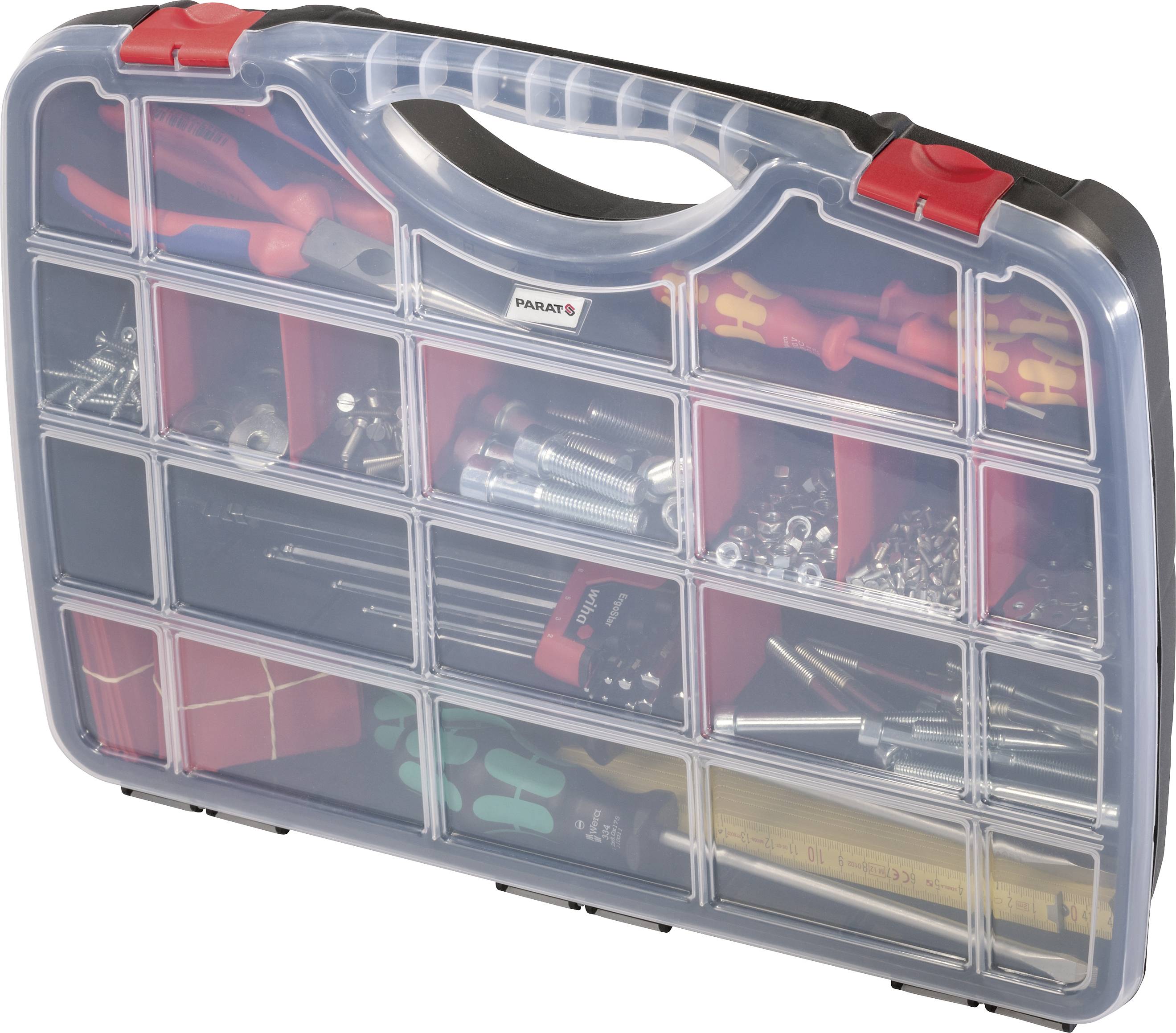 Parat PROFI-LINE Organize S Sortimentskoffer (B x H x T) 460 x 355 x 80mm Anzahl Fächer: 26 Inhalt 1St.