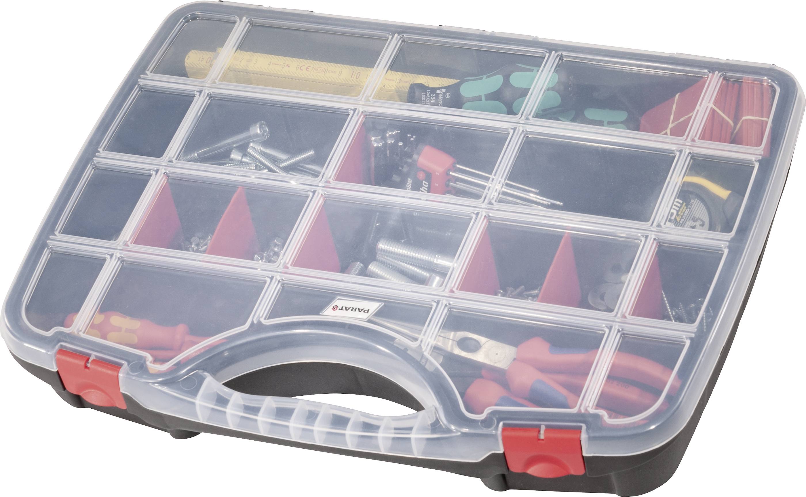 Parat PROFI-LINE Organize S Sortimentskoffer (B x H x T) 460 x 355 x 80mm Anzahl Fächer: 26 Inhalt 1St.