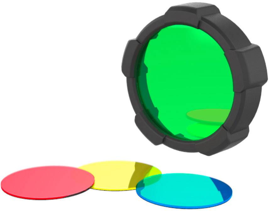 Ledlenser 501506 Farbfilter  MH10, H8R, H14.2, NEO10R, iH7R CRI, iH8R Rot, Gelb, Blau, Grün