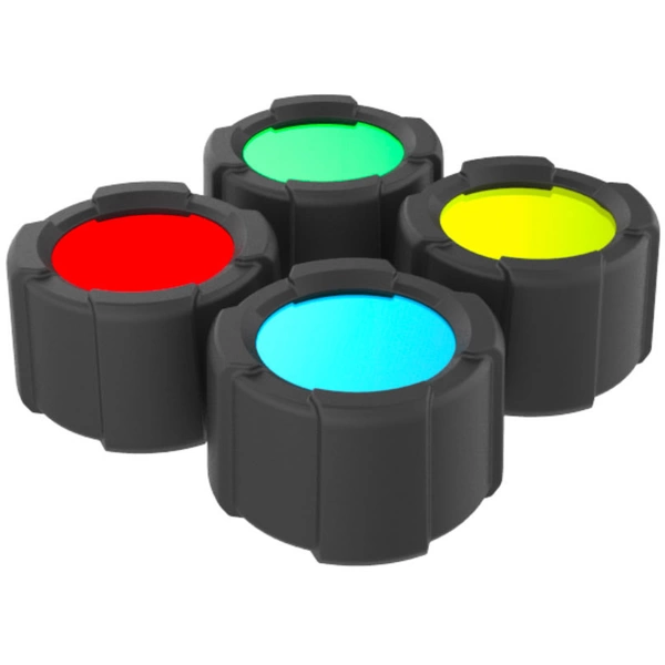 Ledlenser 501039 Farbfilter MT14, M6R Rot, Gelb, Blau, Grün Ledlenser 501039 Farbfilter MT14, M6R Rot, Gelb, Blau, Grün