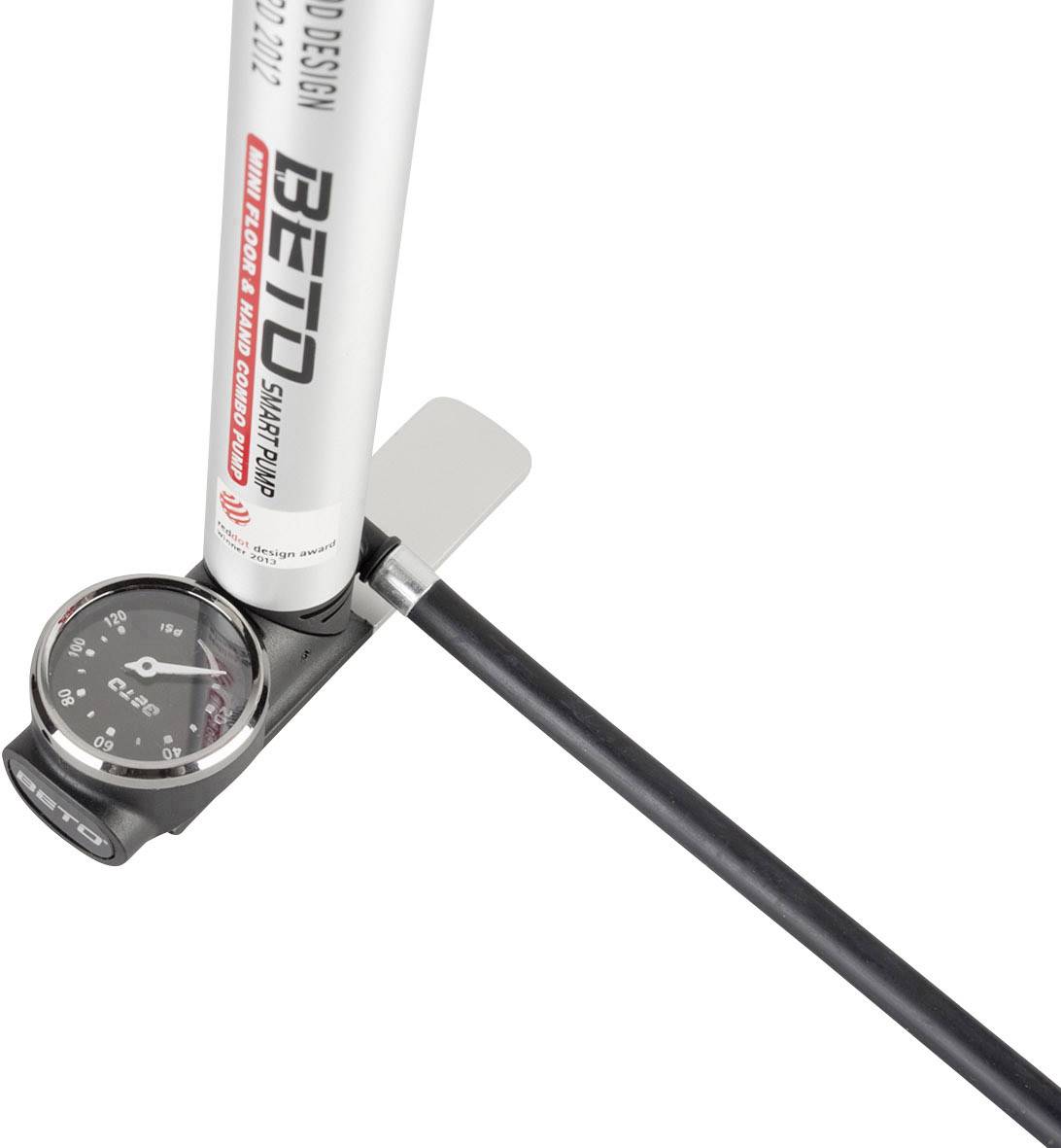 Beto 13020101 Mini-Standpumpe Schwarz, Silber